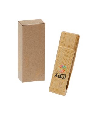 PENDRIVE GIRATORIO MADERA 408