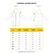 CAMPERA ROMPEVIENTO PAMPERO