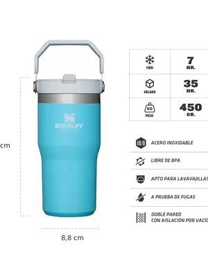 BOTELLA TERMICA STANLEY FLIP STRAW 550ML