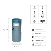 BOTELLA TERMICA STANLEY TRAVELMUG NEVERLEAK 251ML