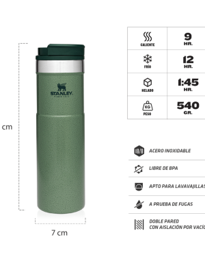 BOTELLA TERMICA STANLEY NEVERLEAK MUG 591ML