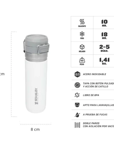 BOTELLA STANLEY GO FLIP 1LTS