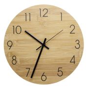 RELOJ BAMBOO DE PARED HL7695