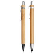 SET DE BOLIGRAFO Y LAPIZ MECANICO DE BAMBU NAGANO DUO BP258