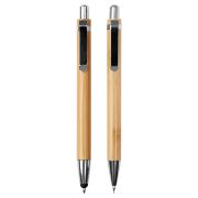SET DE BOLIGRAFO Y LAPIZ MECANICO DE BAMBU NAGANO DUO BP258
