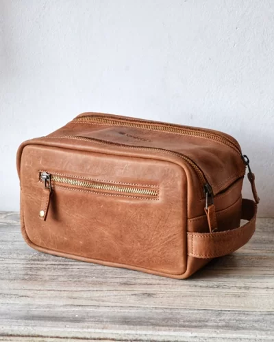 NECESER DE CUERO XL